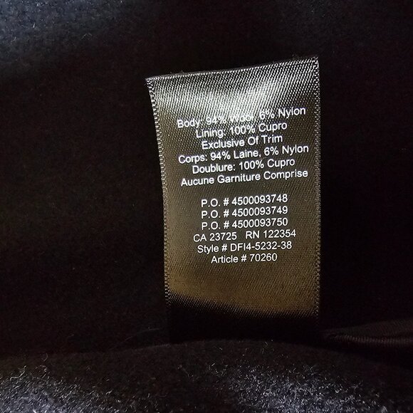 Aritzia Wilfred Jared Wool Coat - 2018 - Royal Navy - Sz XXS - Picture 6 of 16